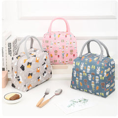 Functional Pattern Cooler Lunch Box Bag