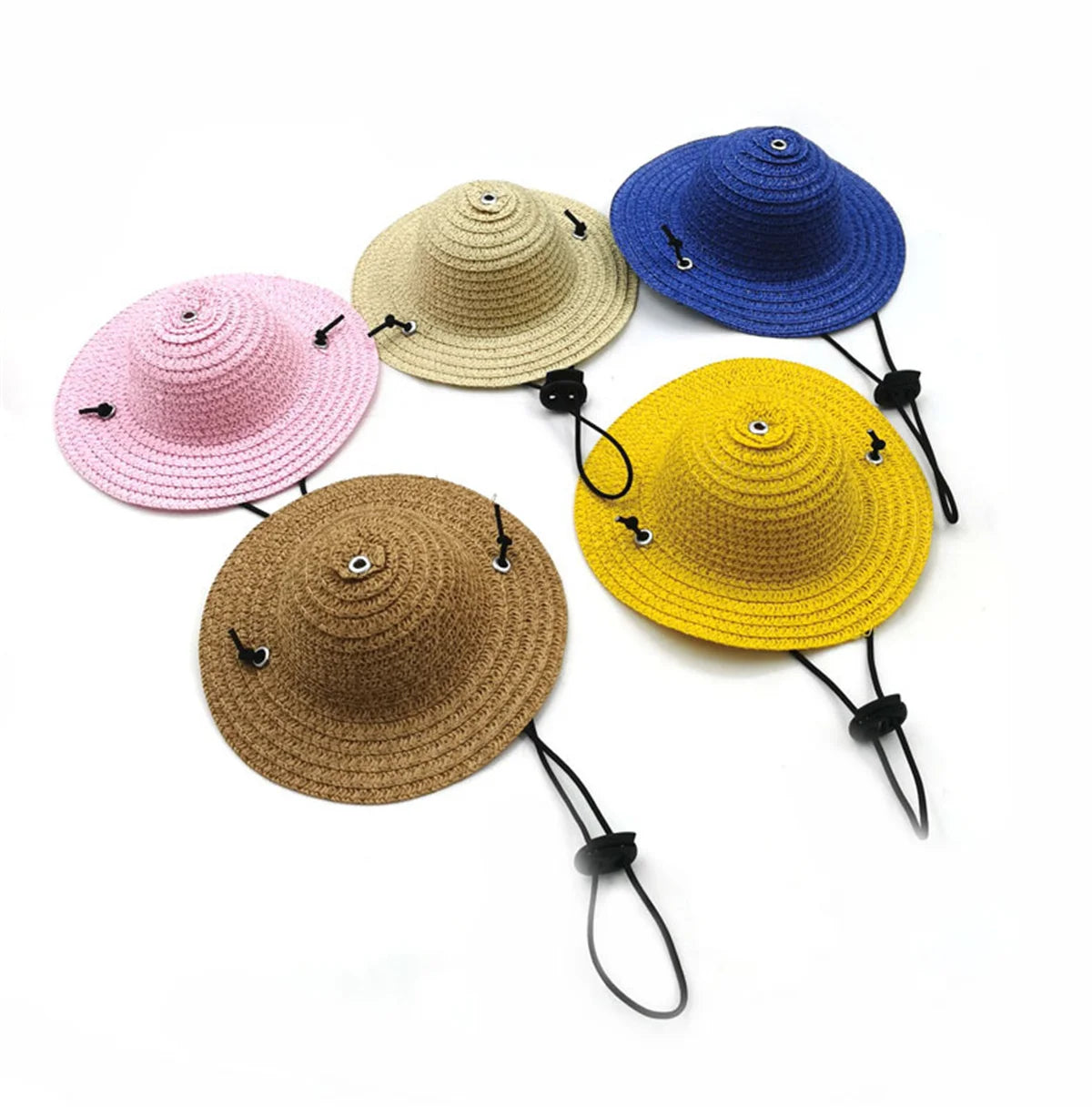 Mini Pet Dogs Mexican Straw Hat