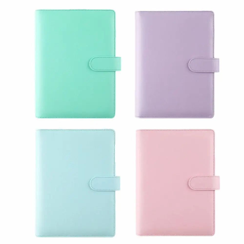 Macaroon Color A6/A5 PU Leather Binder