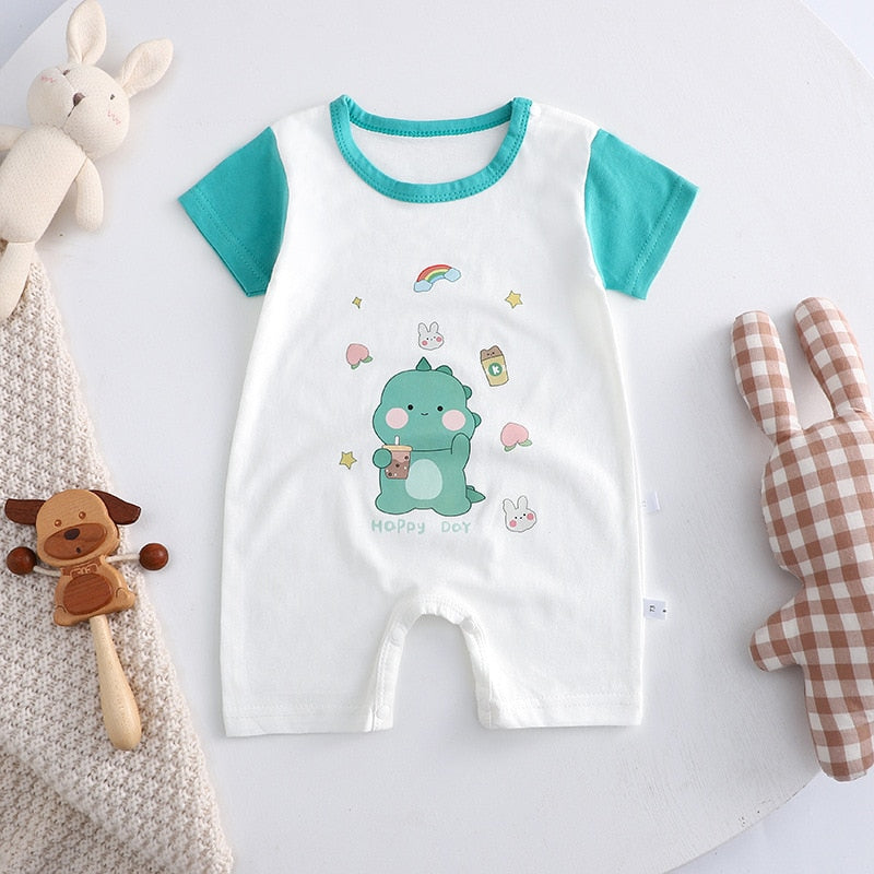 Newborn Baby Boy & Girl Cotton Bodysuit Romper Infant