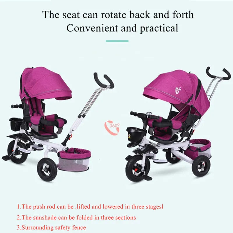 Children's Tricycles 1-3 to 5-Year-Old