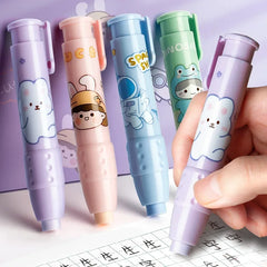 Replaceable Cartoon Push Type Erasers