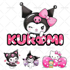 Sanrio Kuromi Iron on Patches