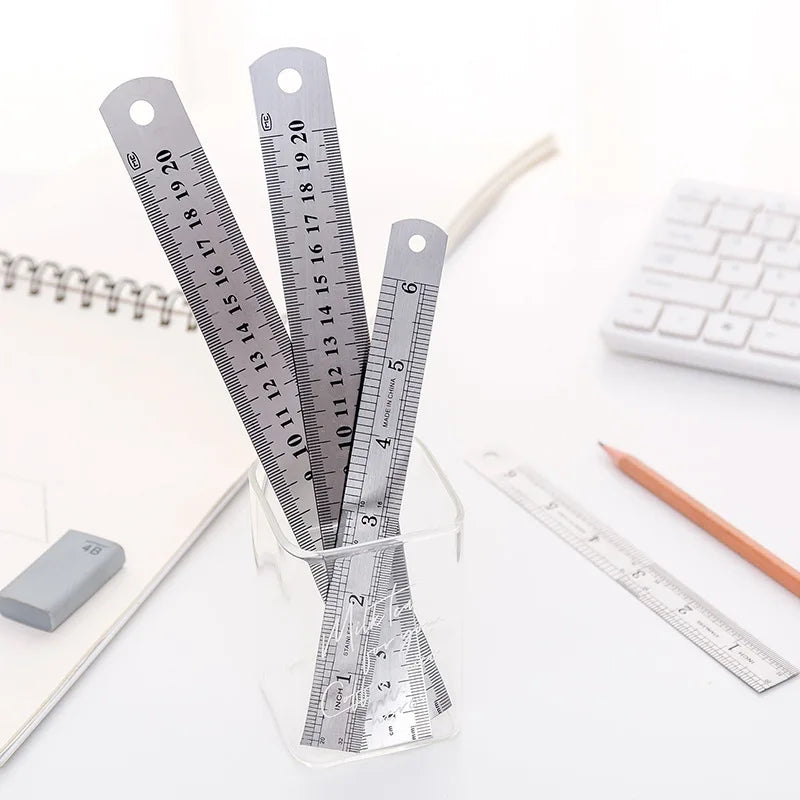 Double Sided Stainless Steel Ruler