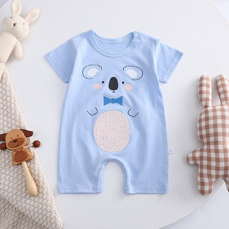 Newborn Baby Boy & Girl Cotton Bodysuit Romper Infant