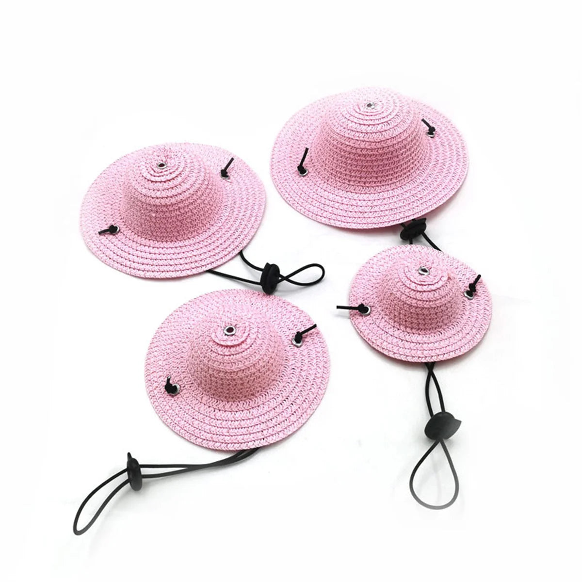 Mini Pet Dogs Mexican Straw Hat