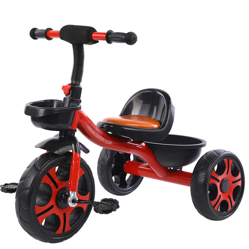 Anti-rollover Pedal Tricycle Stroller