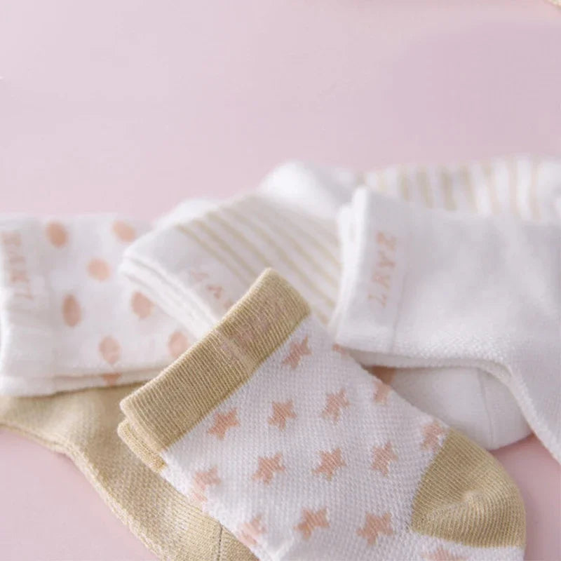 5 Pair Dot Kids Socks