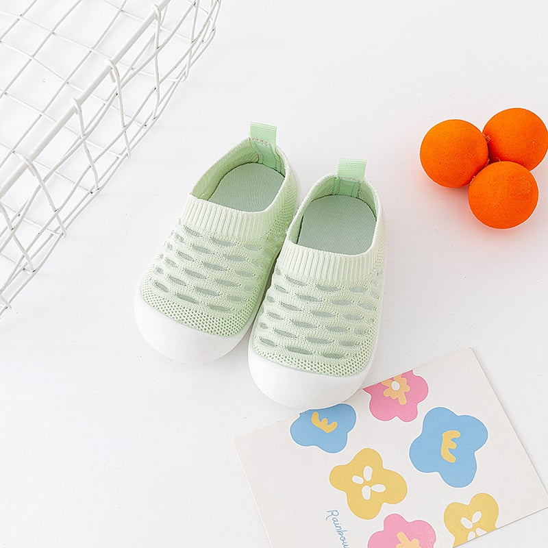 Spring Baby Shoes Mesh Knit Breathable Kid Girls Boys