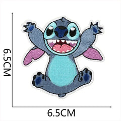 Cute Stitch Iron on Embroidered Patches