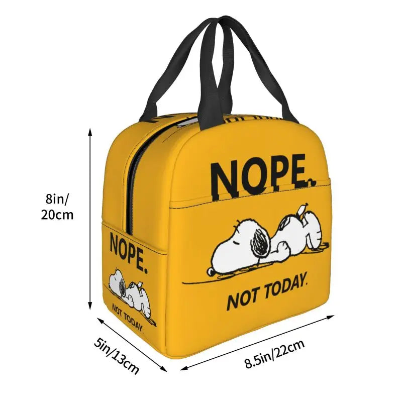 Funny Cartoon Snoopy Lunch Box