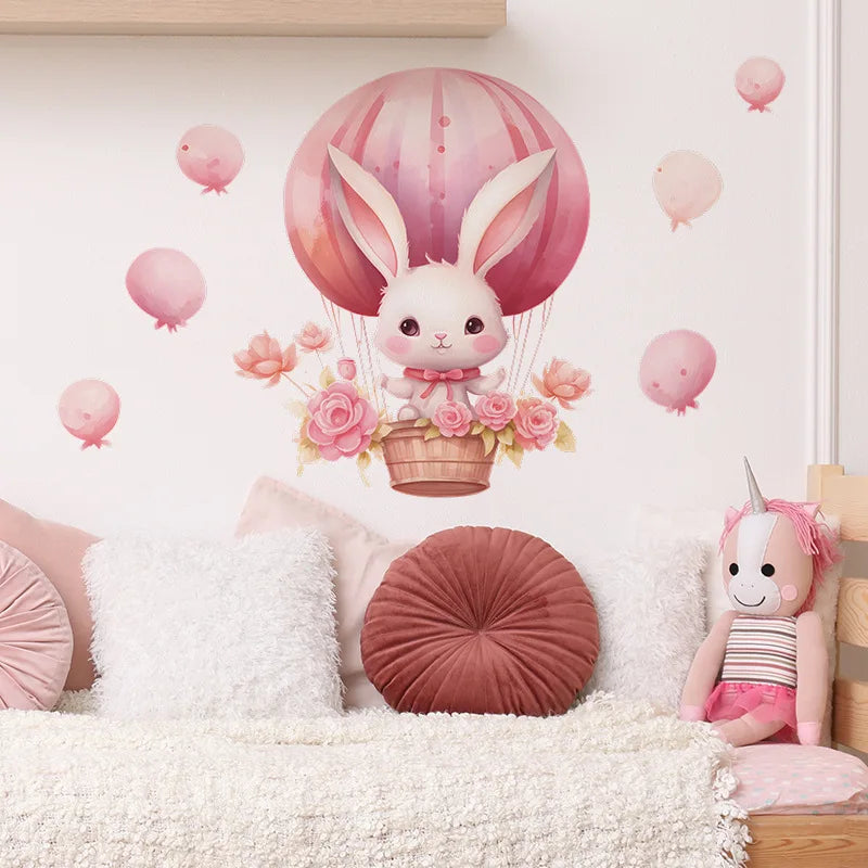 Cute Bunny Vinyl Wall Stickers