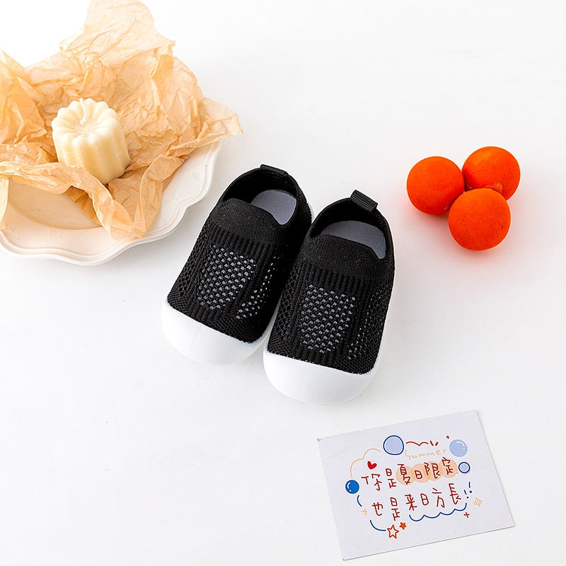 Spring Baby Shoes Mesh Knit Breathable Kid Girls Boys