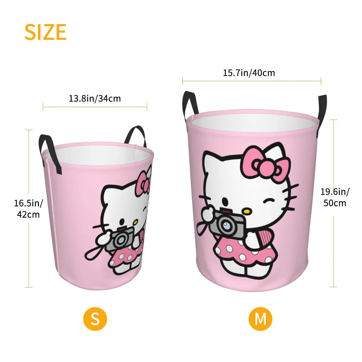 Hello Kitty Laundry Foldable Basket