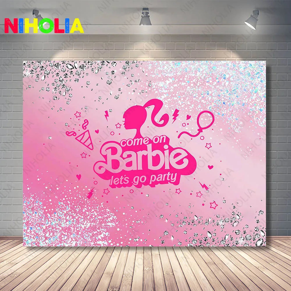 Barbie Photo Backdrop