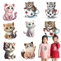 Creative Animal Cat Pet Iron On Sticker