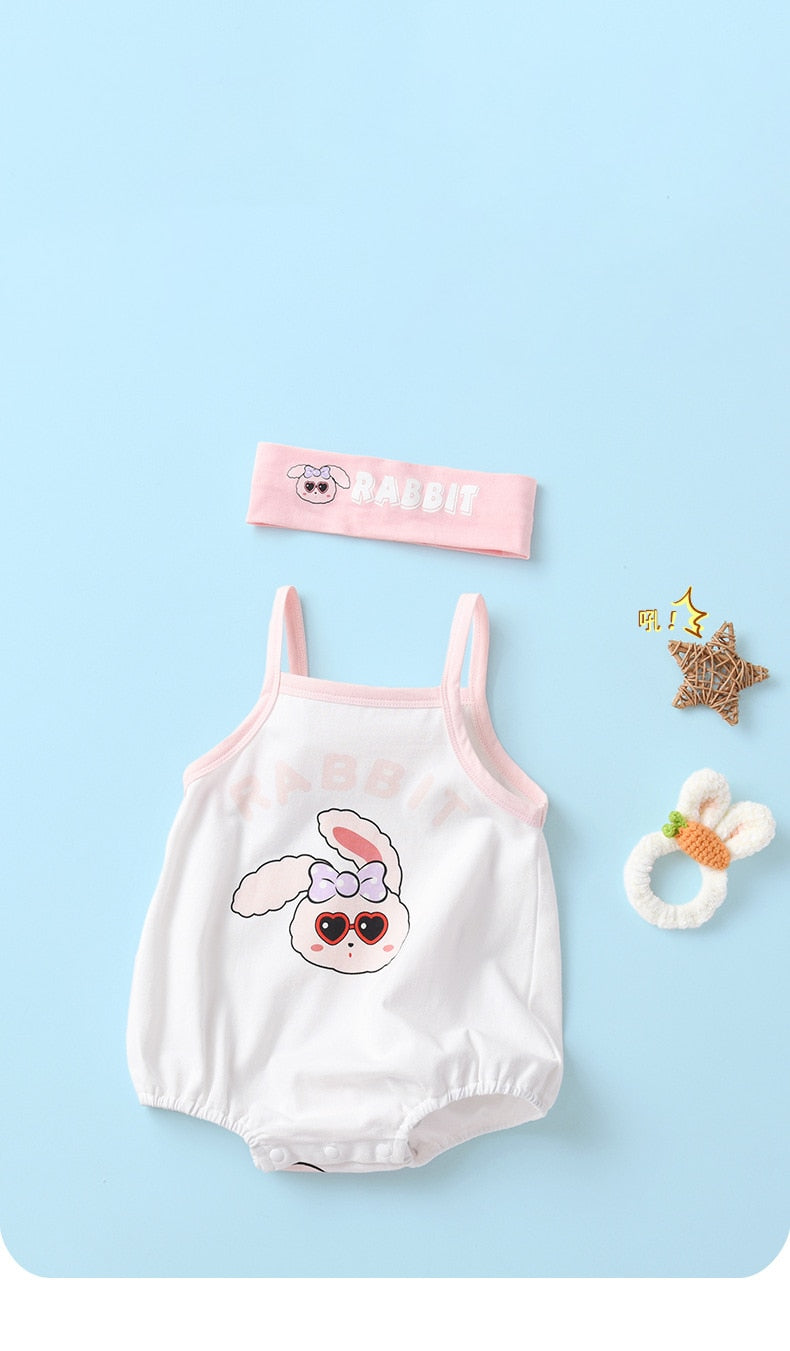 Baby Bodysuit Boy Girl Infant Cartoon Newborn Romper Jumpsuit