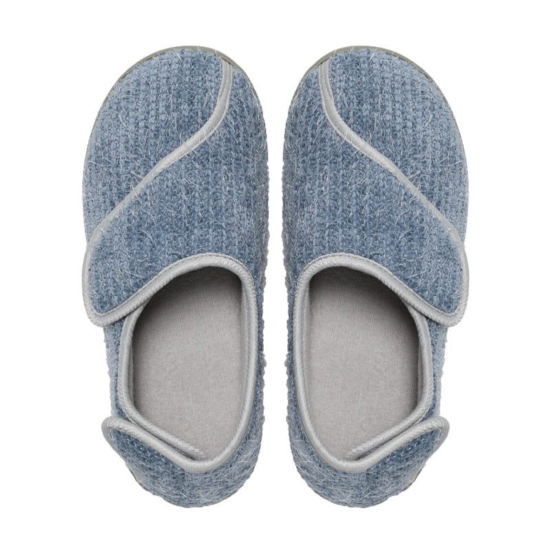 Com warm Fully Plush Slippers Warm Cotton Shoes For Pregnant Anti-slip Shoe