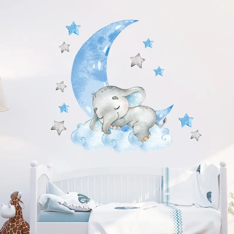 Sleeping Elephant Wall Sticker