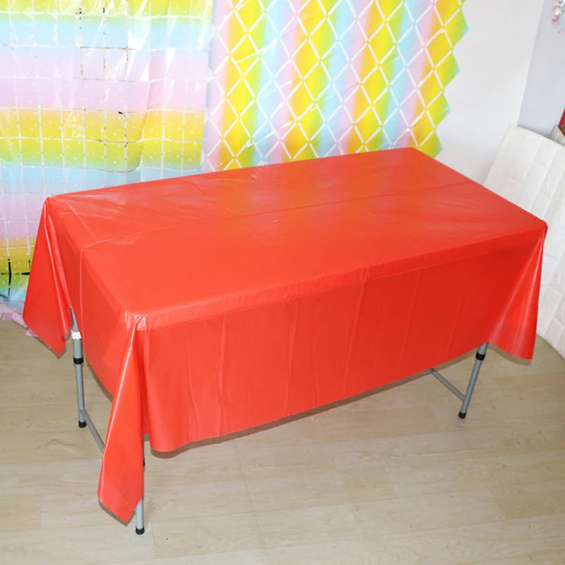 BPA Free Plastic Disposable Tablecloths