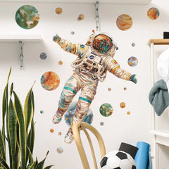 Astronaut Vinyl Tile Wall Sticker