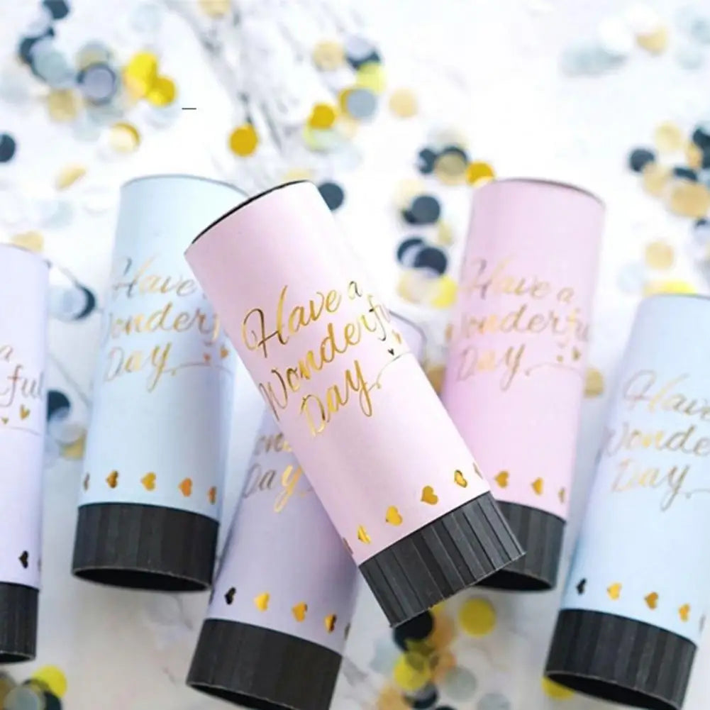 Confetti Poppers Wedding Throw Streamers