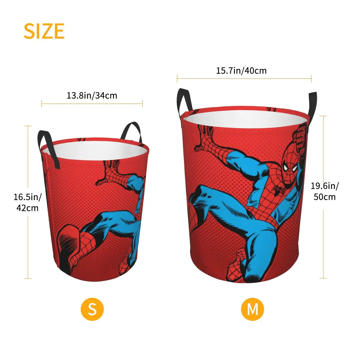 Spider Man Retro Laundry Large Storage