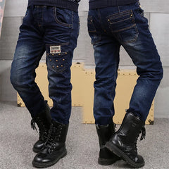 Children Boys Jeans Thin Denim