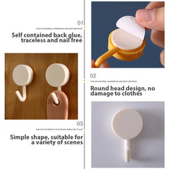 5PCS Self Adhesive Wall Hook