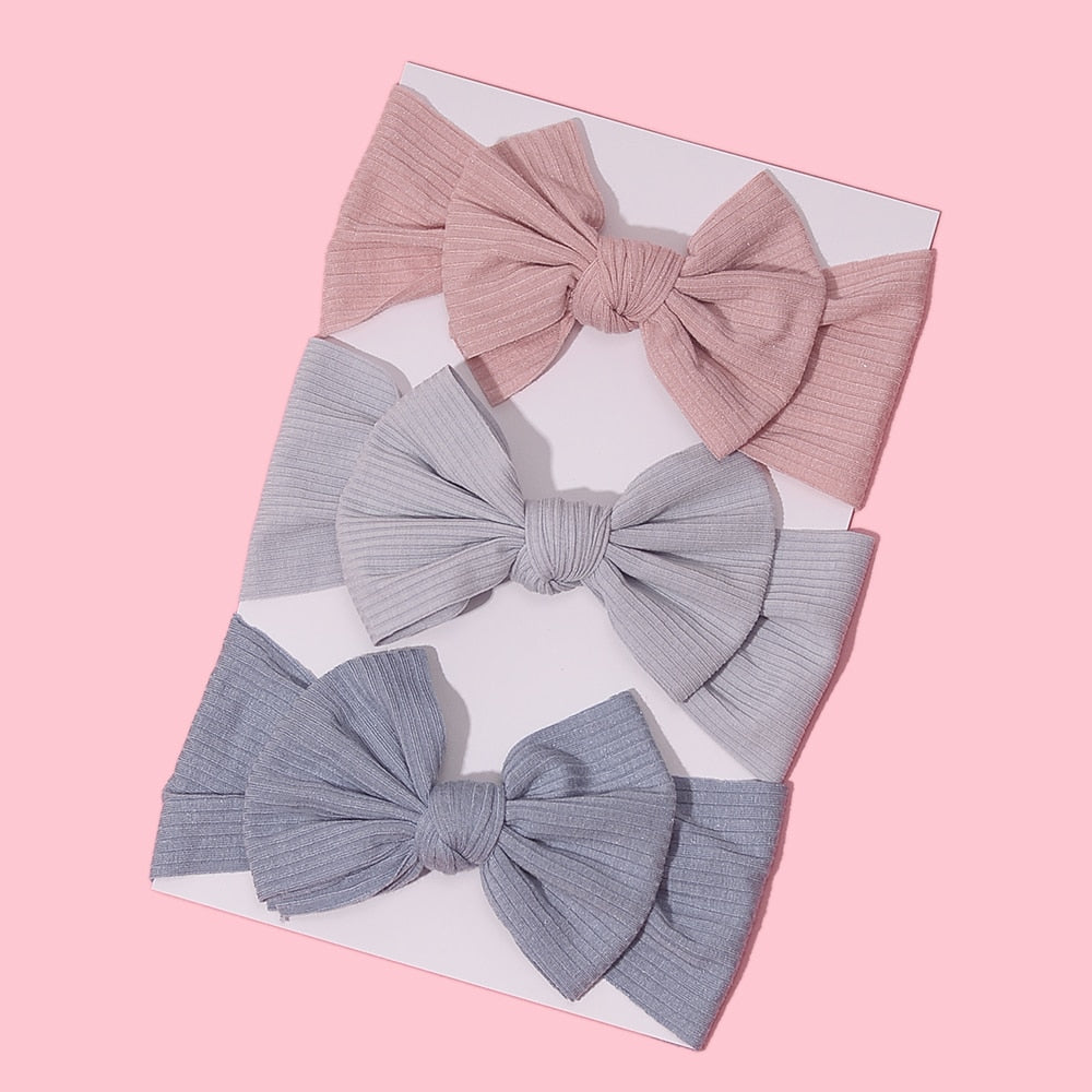 3Pcs/Lot Baby Headband Sets Bow