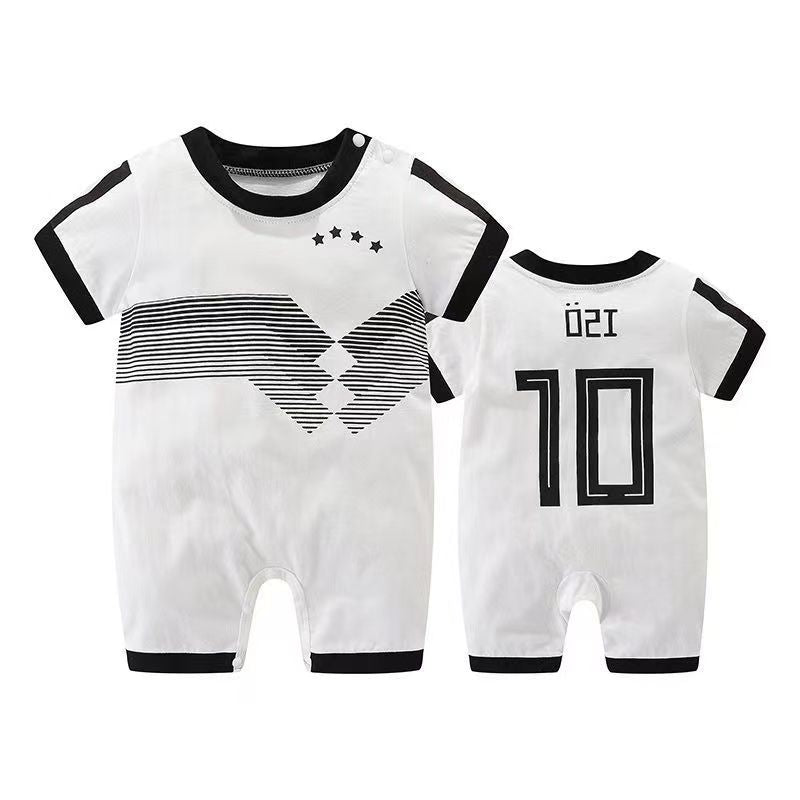 Baby Romper Sport Uniform Infant Kids Cotton Jumpsuit