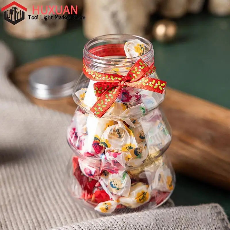 500ml Christmas Candy Biscuits Bottle