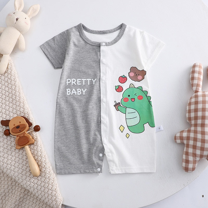 Newborn Baby Boy & Girl Cotton Bodysuit Romper Infant