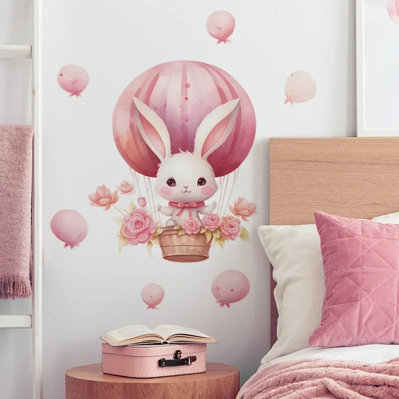 Cute Bunny Vinyl Wall Stickers