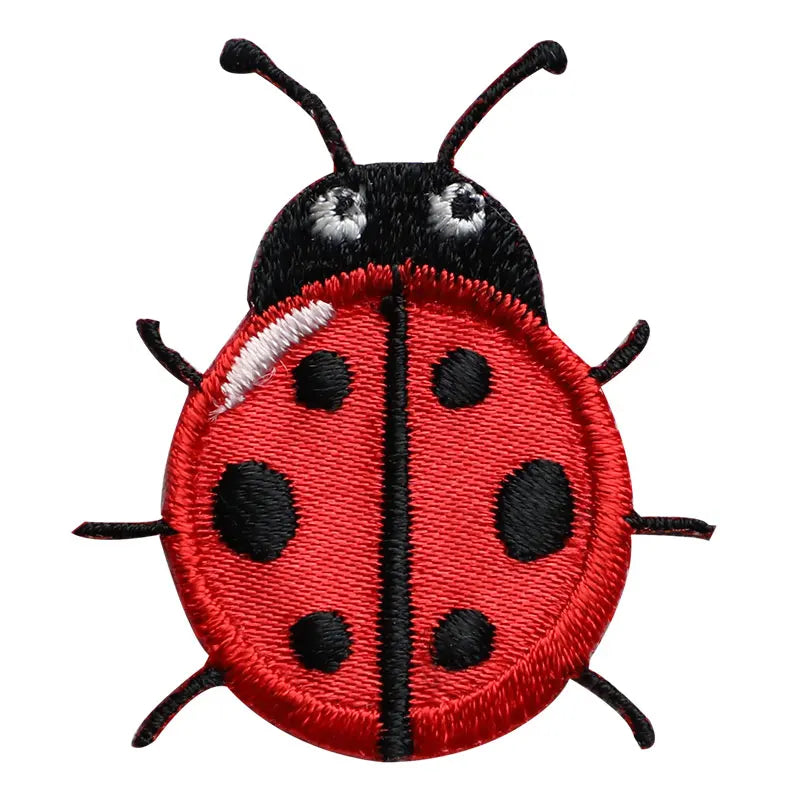 Embroidered Insects Ladybug Small Patches