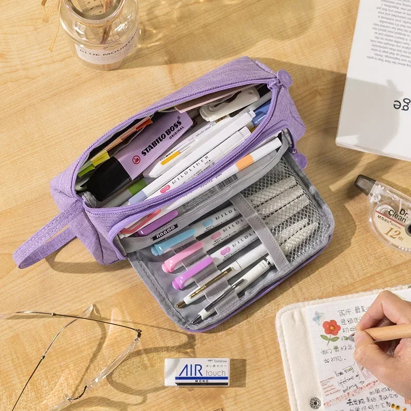 Stationary Pen Multi Layer Storage Bag