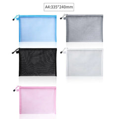 Mesh Zipper Pouch Clear