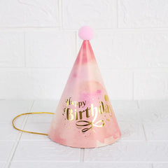 5PCS Paper Cone Birthday Hats