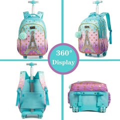 Children's Wheeled School Backpack