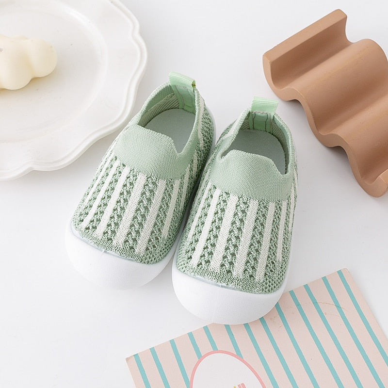 Spring Baby Shoes Mesh Knit Breathable Kid Girls Boys