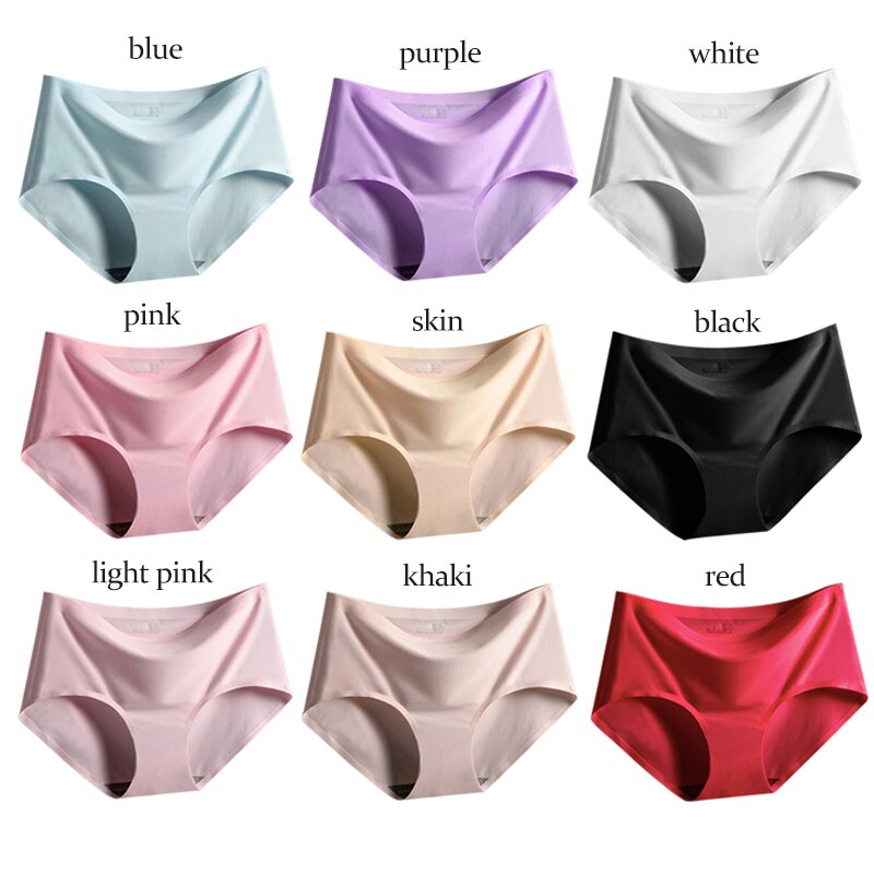 1pc Ice Silk Pregnant Women Underwear Low Waist Comfortable Postpartum Seamless Maternity Underwear