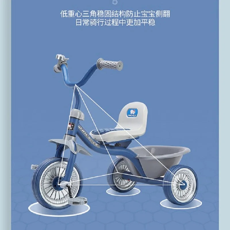 Adjustable Seat Children's Tricycle