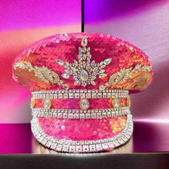 Pearlescent Delicate Rhinestone Hat