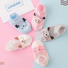 5 Pair Dot Kids Socks