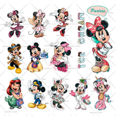 Minnie Mouse Unicorn Print Patches