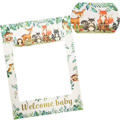 Safari Jungle Welcome Baby Paper Photo Frame