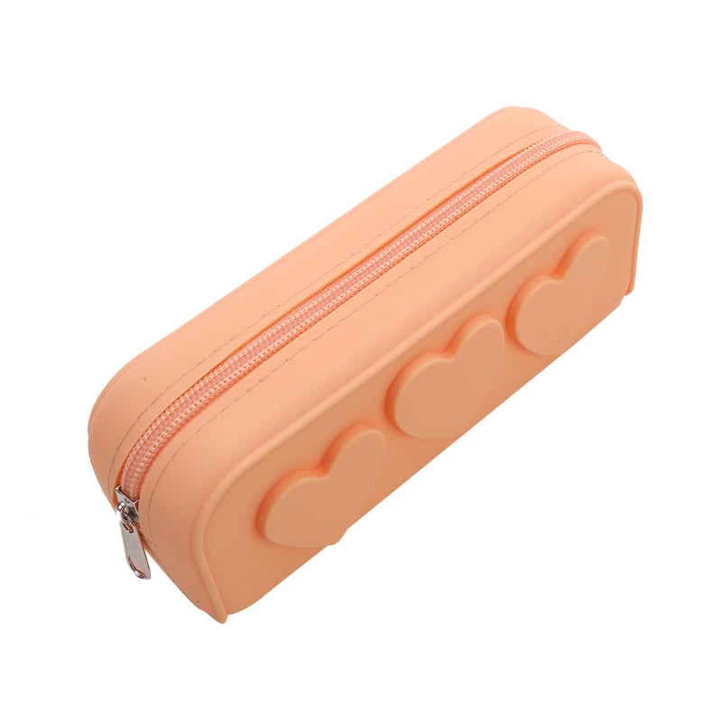 Love Stationery Silicone Pencil Case