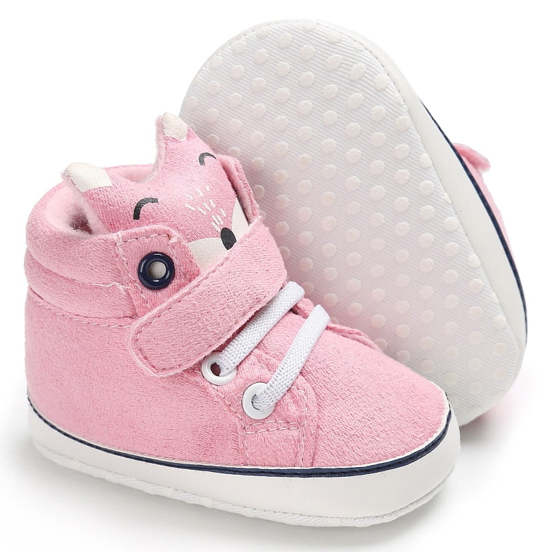 Baby Shoe Boy Girl Baby Cute Animal Face First Baby Ankle Boot Cotton