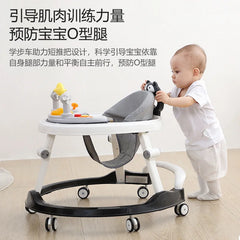 Baby walker anti-O-leg multi-function