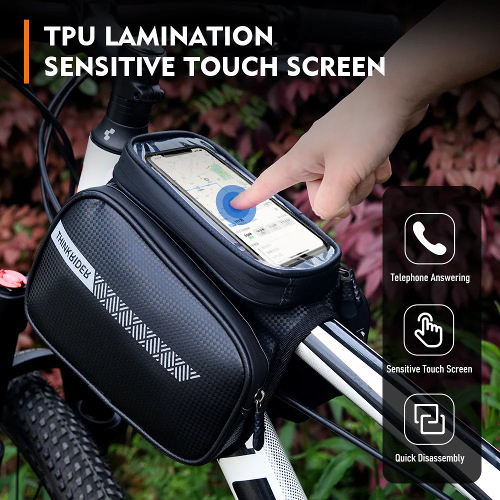 Bicycle Rainproof Touch Screen Phone Top